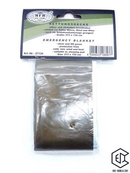 MFH®: Rettungsdecke olivfarben/silber